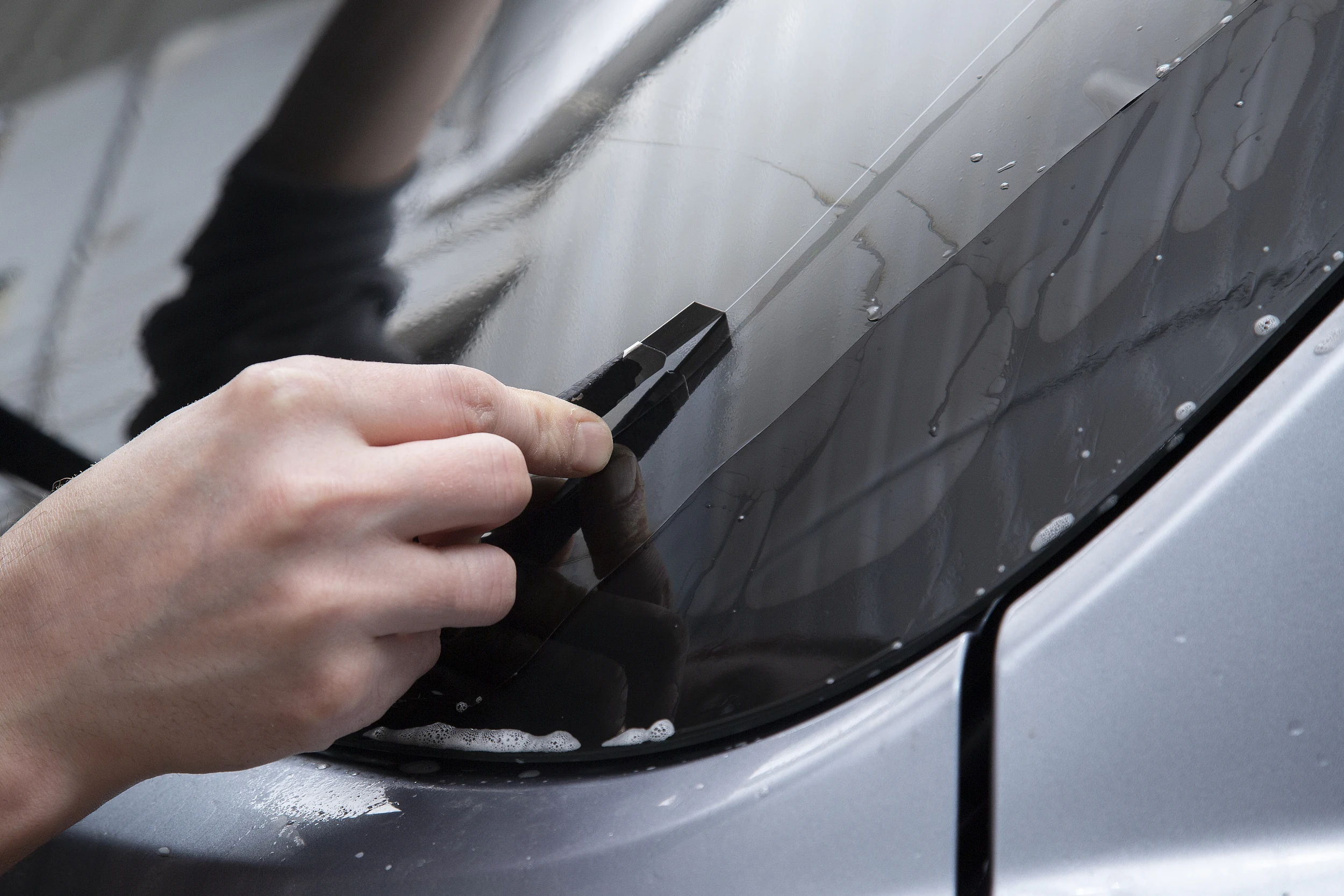 Automotive protection film installation